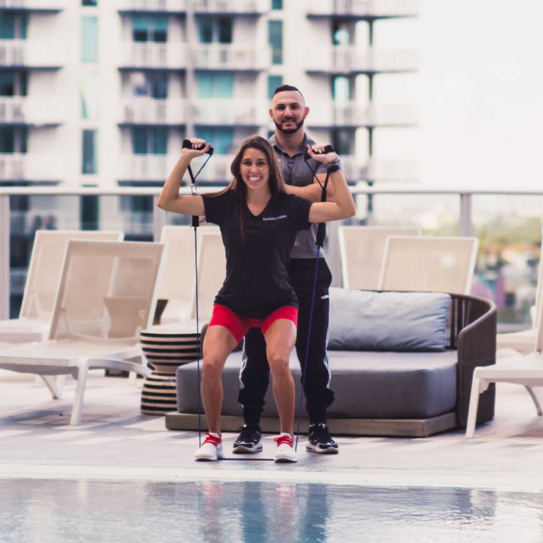 Female personal trainer