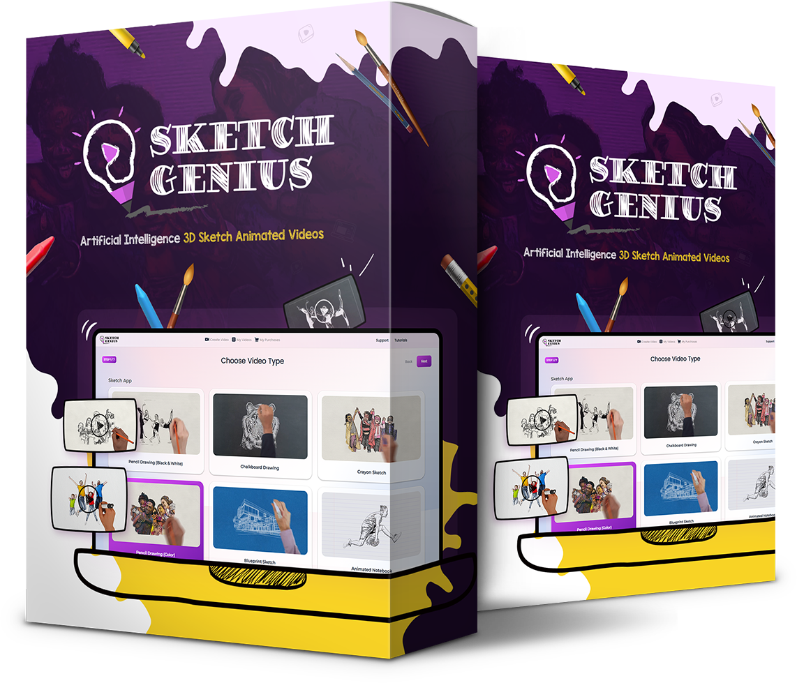 Powerful 3D Sketch Video Maker