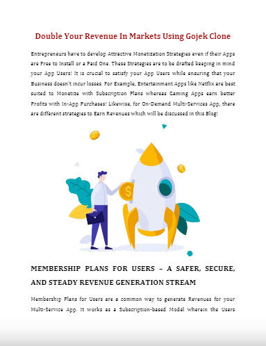 Double Your Revenue In Markets Using Gojek Clone