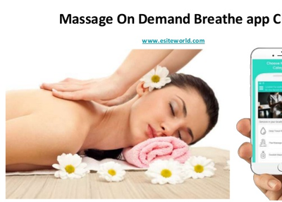 Massage on demand breathe app clone