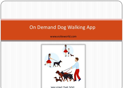 On Demand Dog Walking App