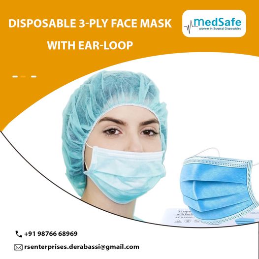 Disposable 3 ply Face Mask