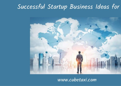 New year, new startup, successful business idea 2019 cubetaxi