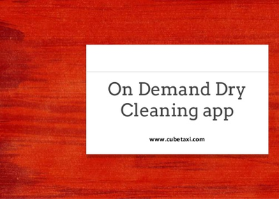 On Demand Dry Cleaning App