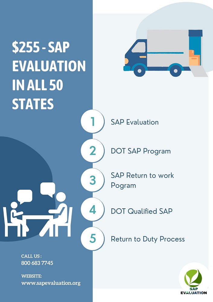 #01 DOT Qualified SAP Near Me| SAP Evaluation DOT Near Me