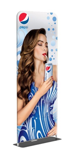 Custom Printed Tension Fabric Banner Stands | Exhibits Solution | USA