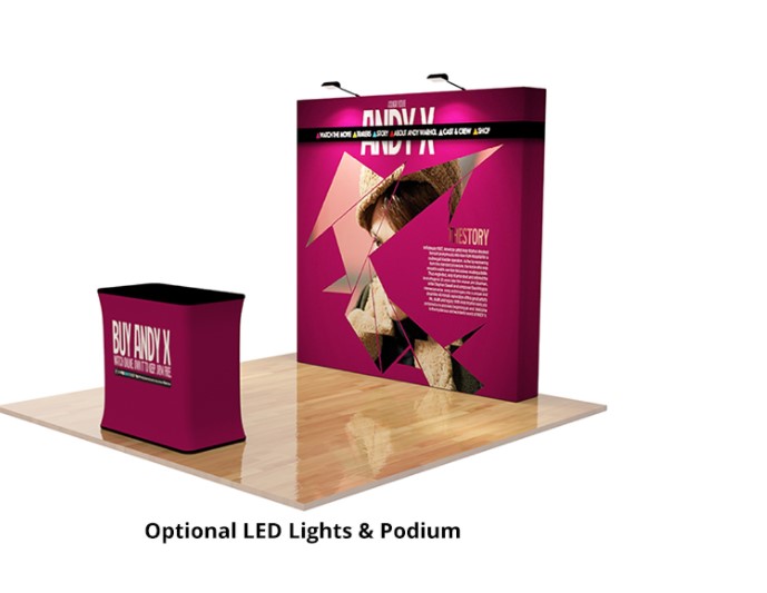 Classic Style Fabric Pop Up Booths Are Perfect for Trade Shows 