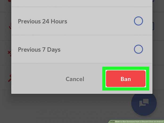How to unban someone on discord
