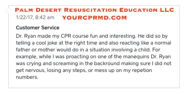 CPR Classes Rancho Mirage CA