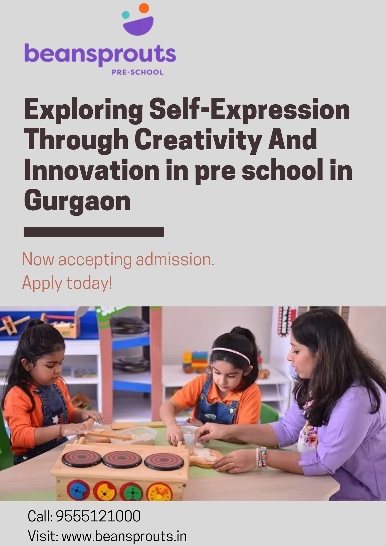 Nursery School In Gurgaon For Your Little One