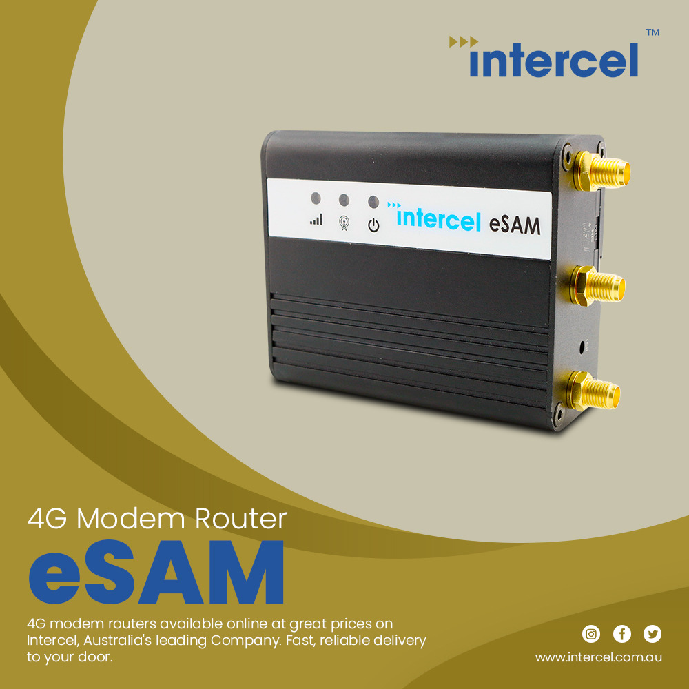 Robust 4G LTE Modem Router by Intercel- Explore Its Specialties!