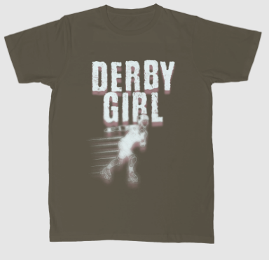 Derby Girl Unisex Round Neck Half Sleeve