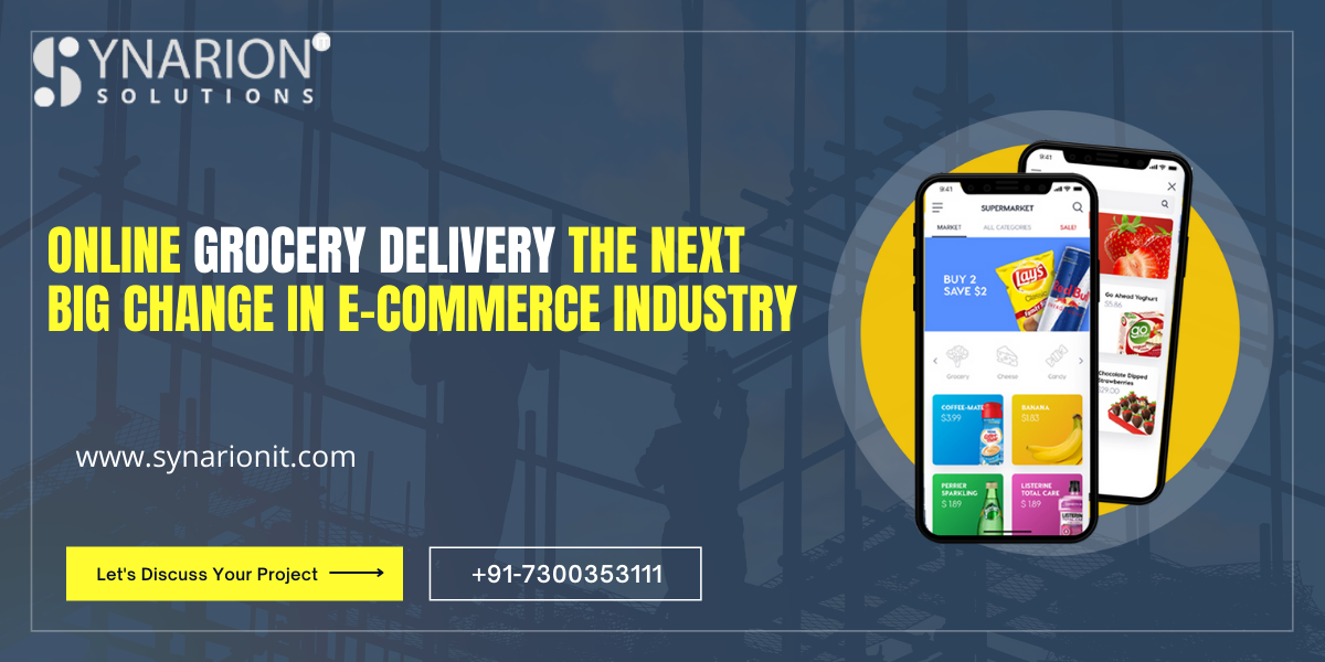 Online Grocery Delivery – The Next Big Change In E-Commerce Industry