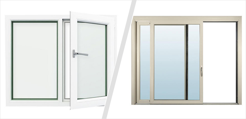 What is the difference between Aluminium and uPVC WINDOWS?