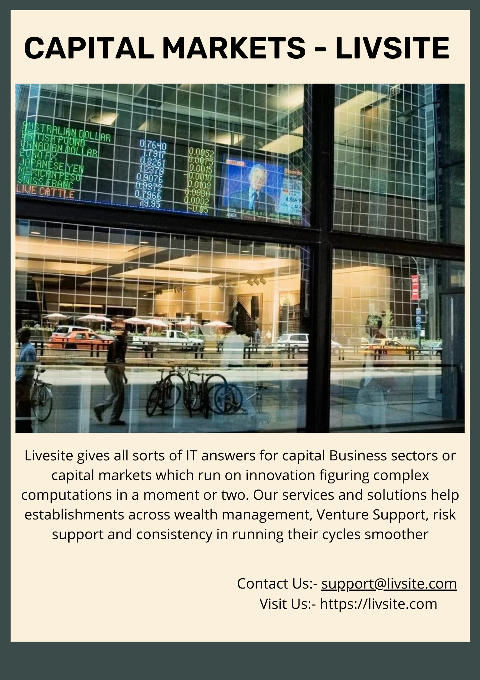 Capital Markets - Livsite