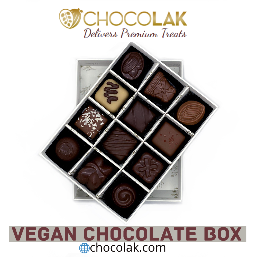 Vegan Chocolate Gifts Box, Gifts & Baskets - Chocolak