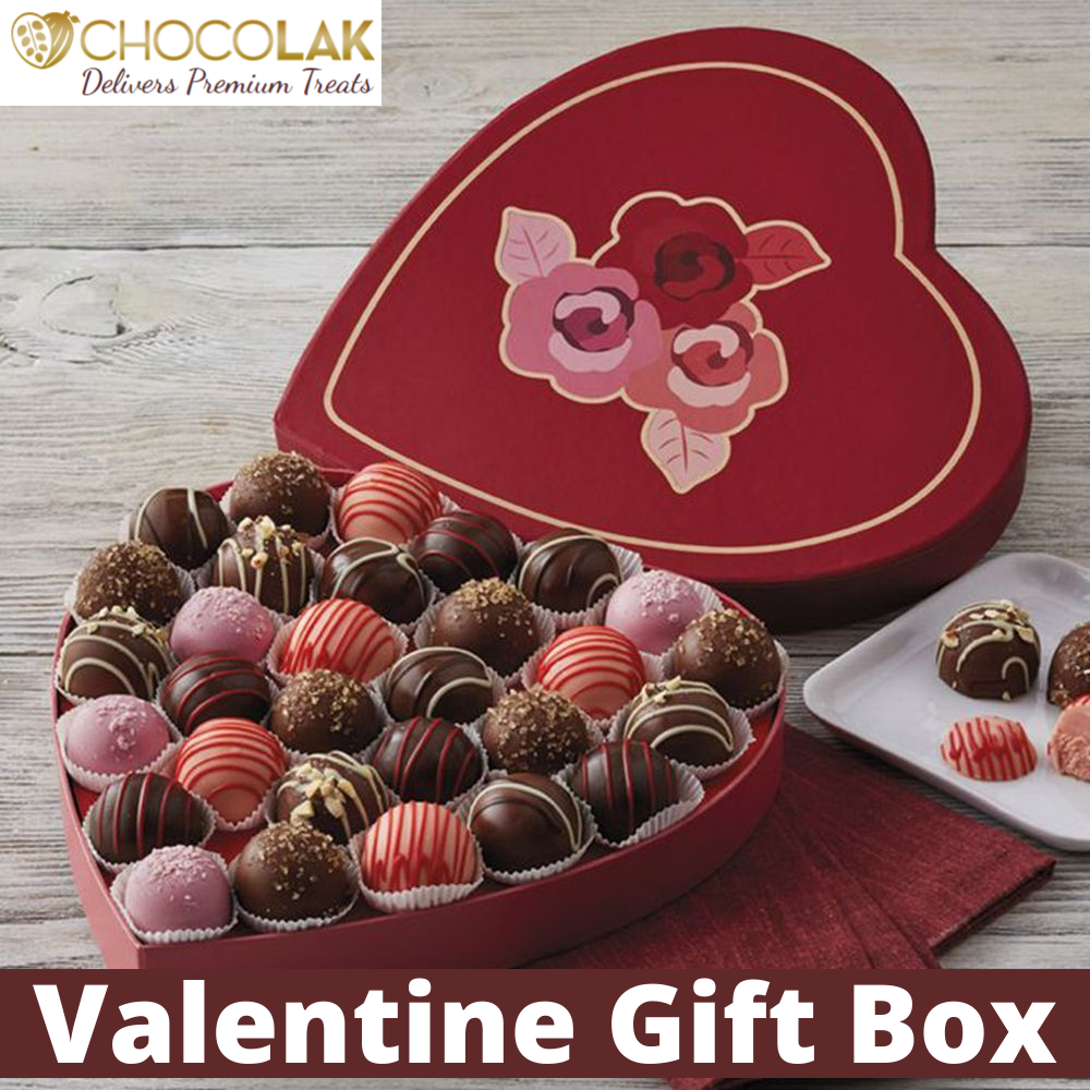 Buy Valentine Gift Box Baskets Online - Chocolak
