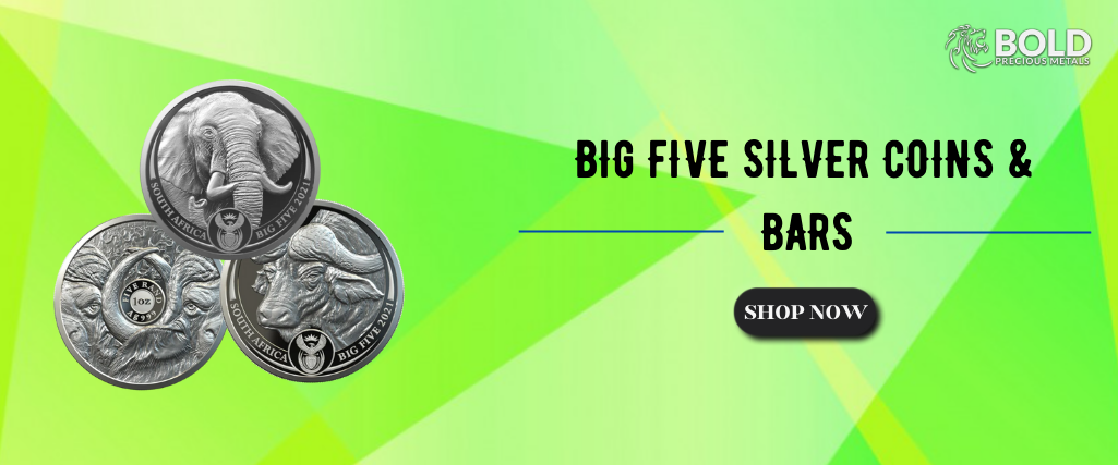 Buy Big Five Silver Coins & Bars Online | Bold Precious Metals