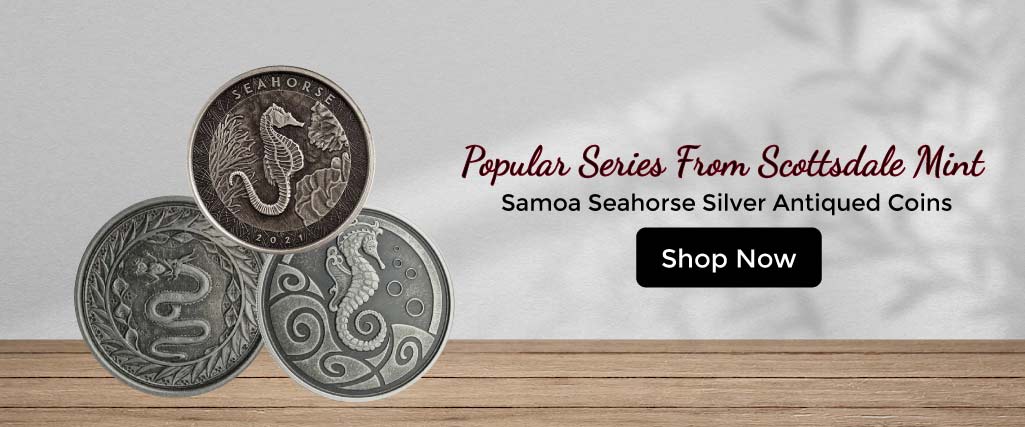 Buy Seahorse Silver Coins & Bars Online | Bold Precious Metals