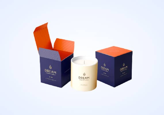 Custom Printed Candle Boxes Wholesale