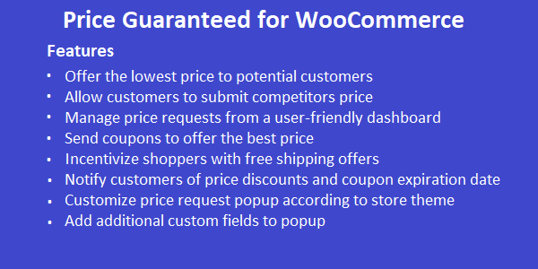 WooCommerce Price Guaranteed Plugin