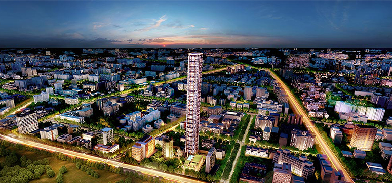 The 42-one of the tallest building.