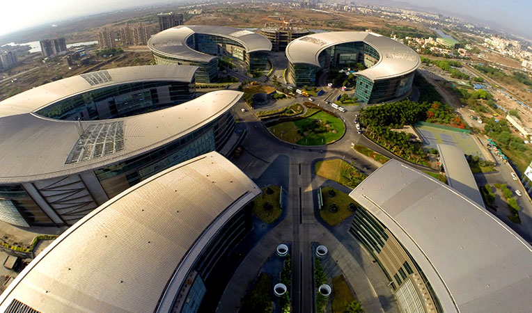The Falling Lotus Blossoms – EON IT Park, Pune
