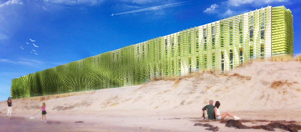 Futuristic facades – building envelope that can harvest wind energy