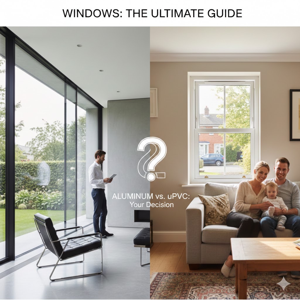 Aluminum windows vs uPVC Windows 