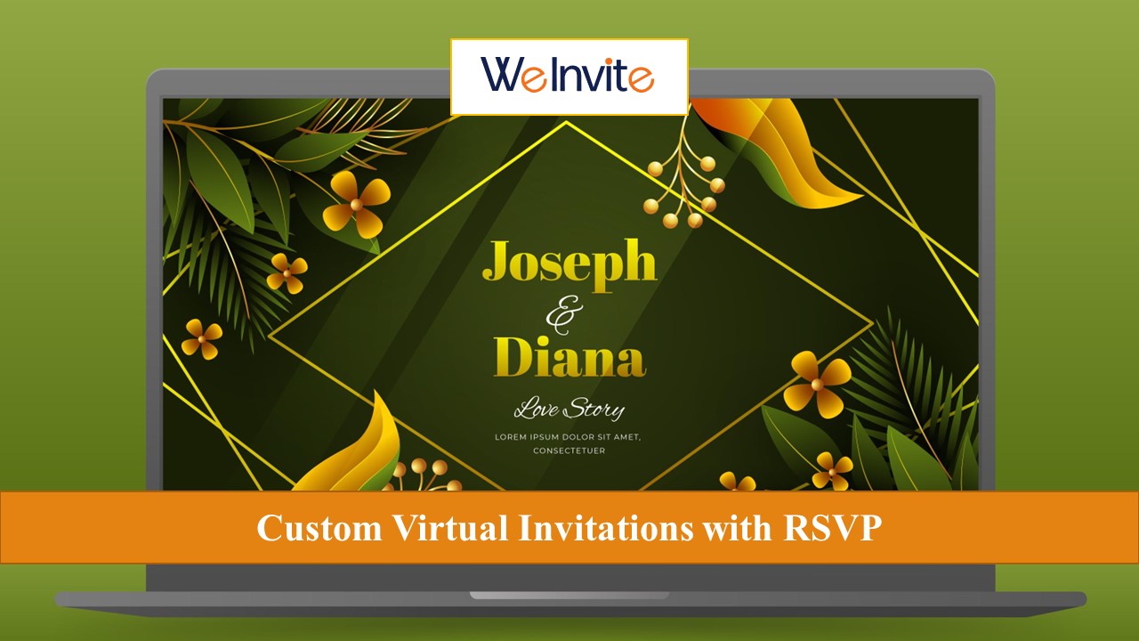 Custom Virtual Invitations with RSVP For Event Professionals