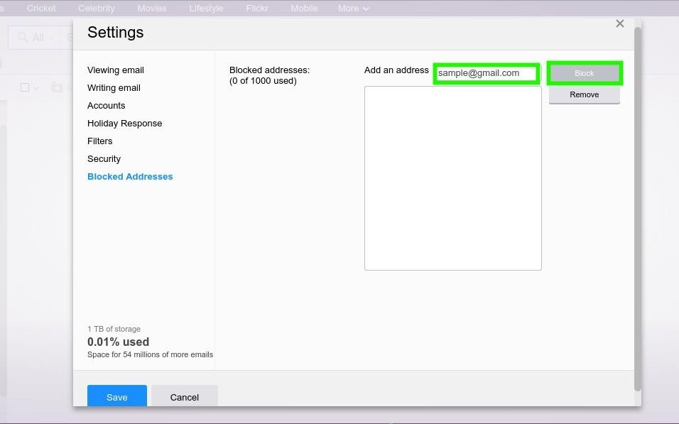 How To Block Someone On Yahoo Mail - Preventing Spam