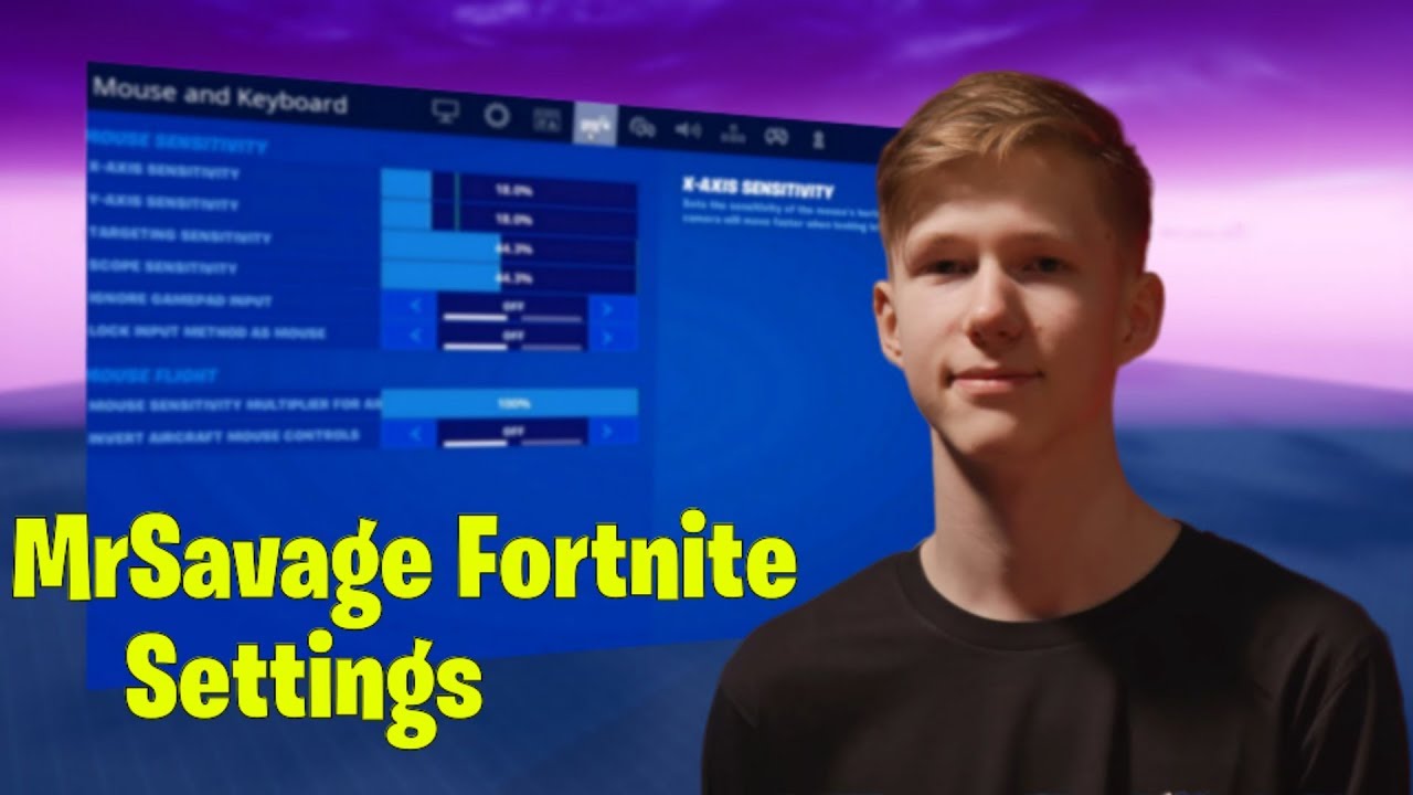 Best fornite keybinds of MrSavage