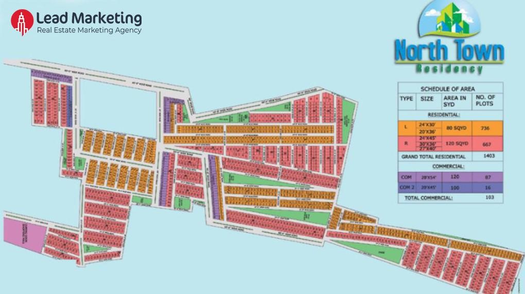 Facilities Offering by North Town Residency Karachi Phase 2:
