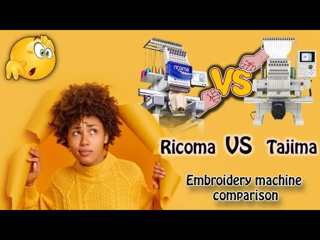 Ricoma VS Tajima embroidery machines comparison | Best Embroidery Machines Comparison | Zdigitizing