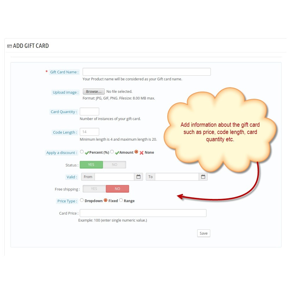 prestashop gift voucher