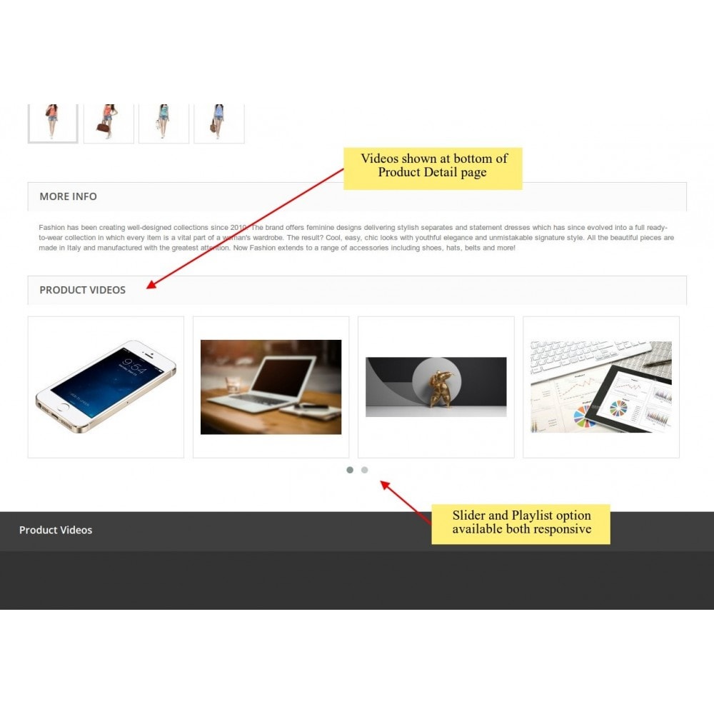 Prestashop product video