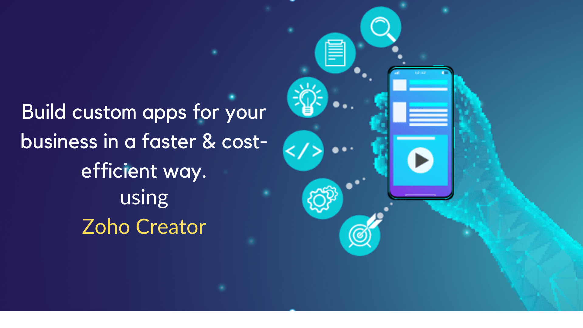 Why do you need to build custom applications using Zoho Creator?