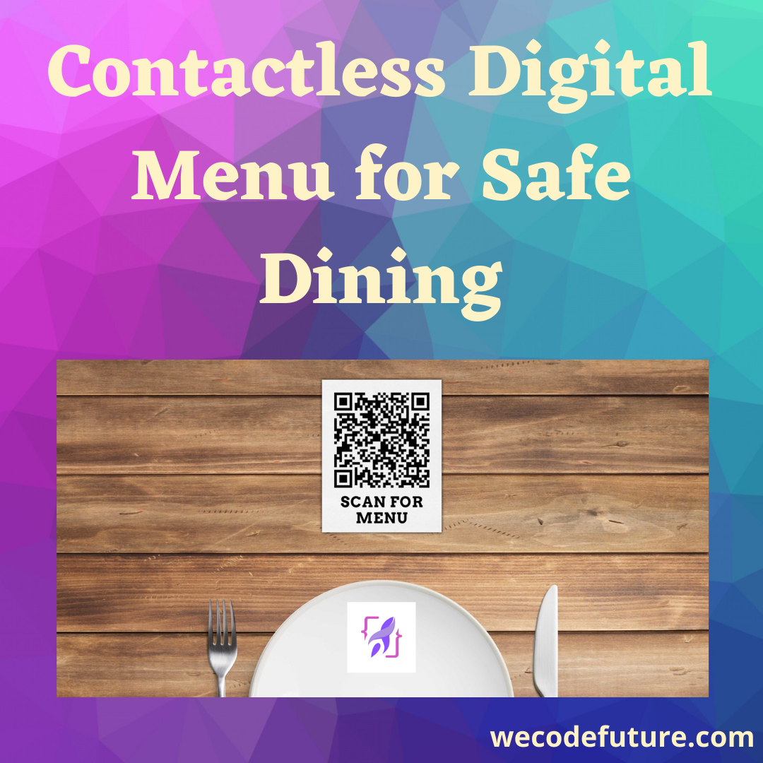 Contactless Digital Menu for Safe Dining