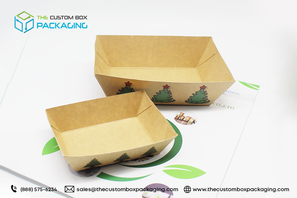 Custom Paper Food Trays Packaging