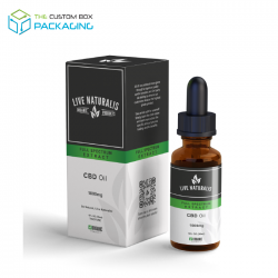 Custom CBD Tincture Box with Logo - CBD Tincture Boxes Wholesale | The Custom Box Packaging