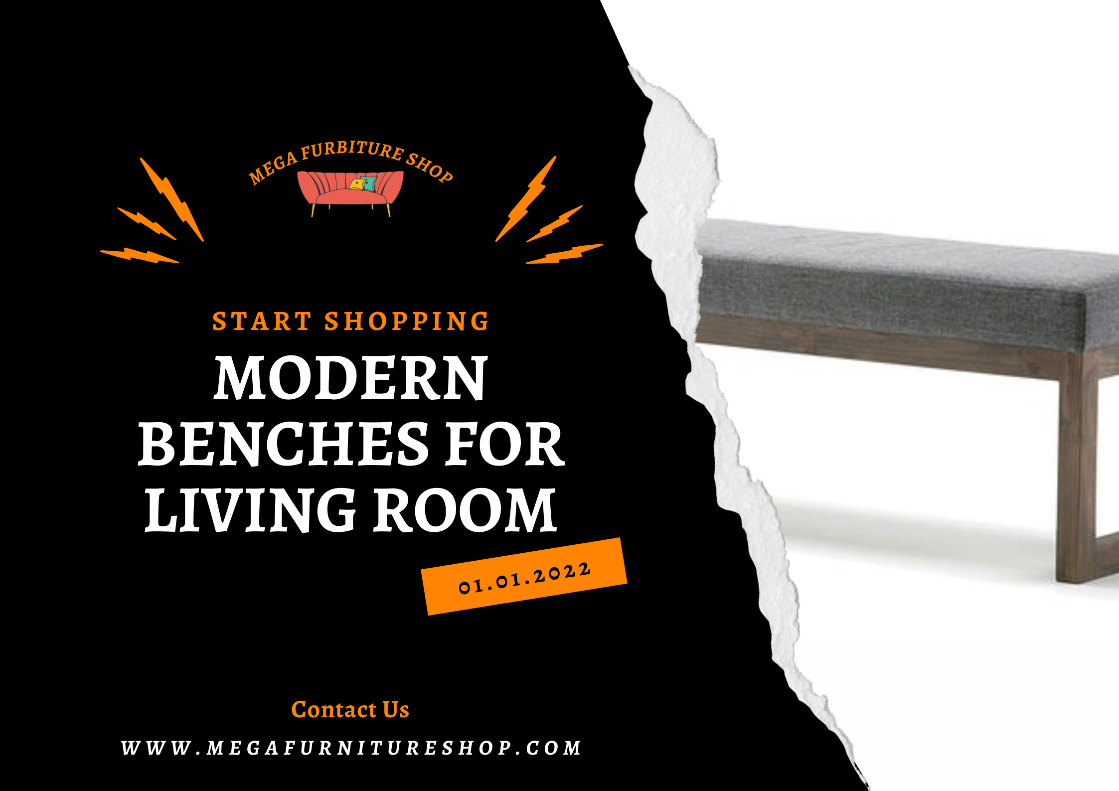 Modern Benches for Living Room