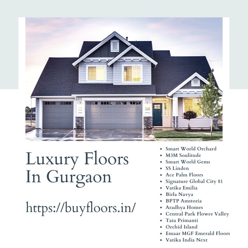 Luxury Independent floors and builder floor in Gurgaon