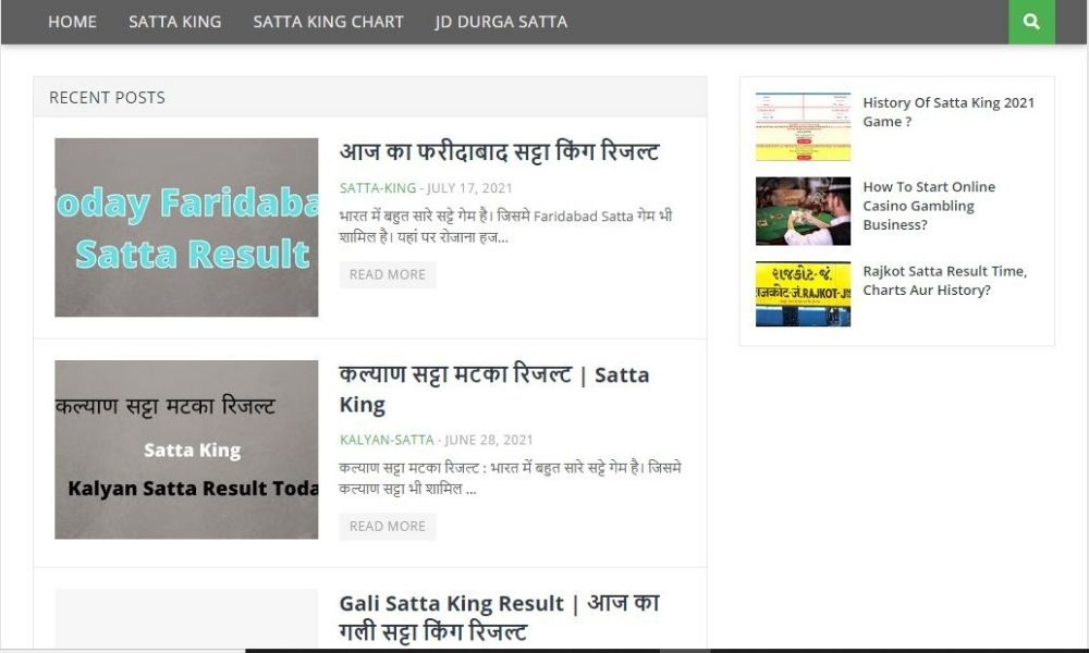 Satta King Games Result time ?