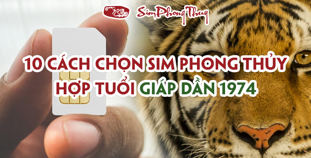 Bật mí cách chọn sim hợp tuổi 1974 #Giáp Dần từ chuyên gia