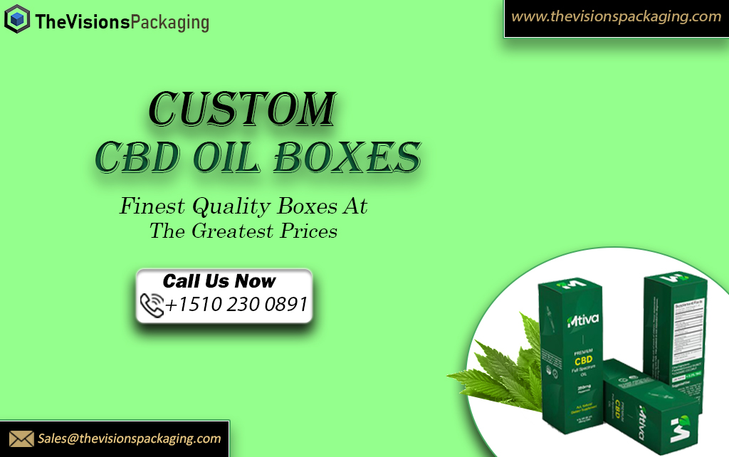Custom CBD Oil Packaging Boxes