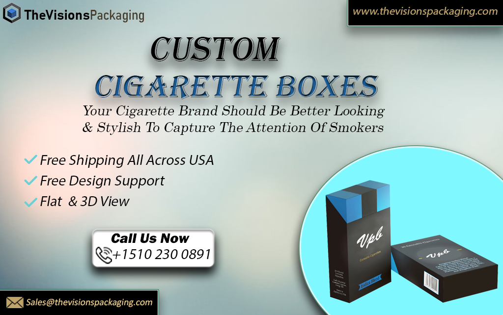 Custom CBD Cigarette Packaging Boxes