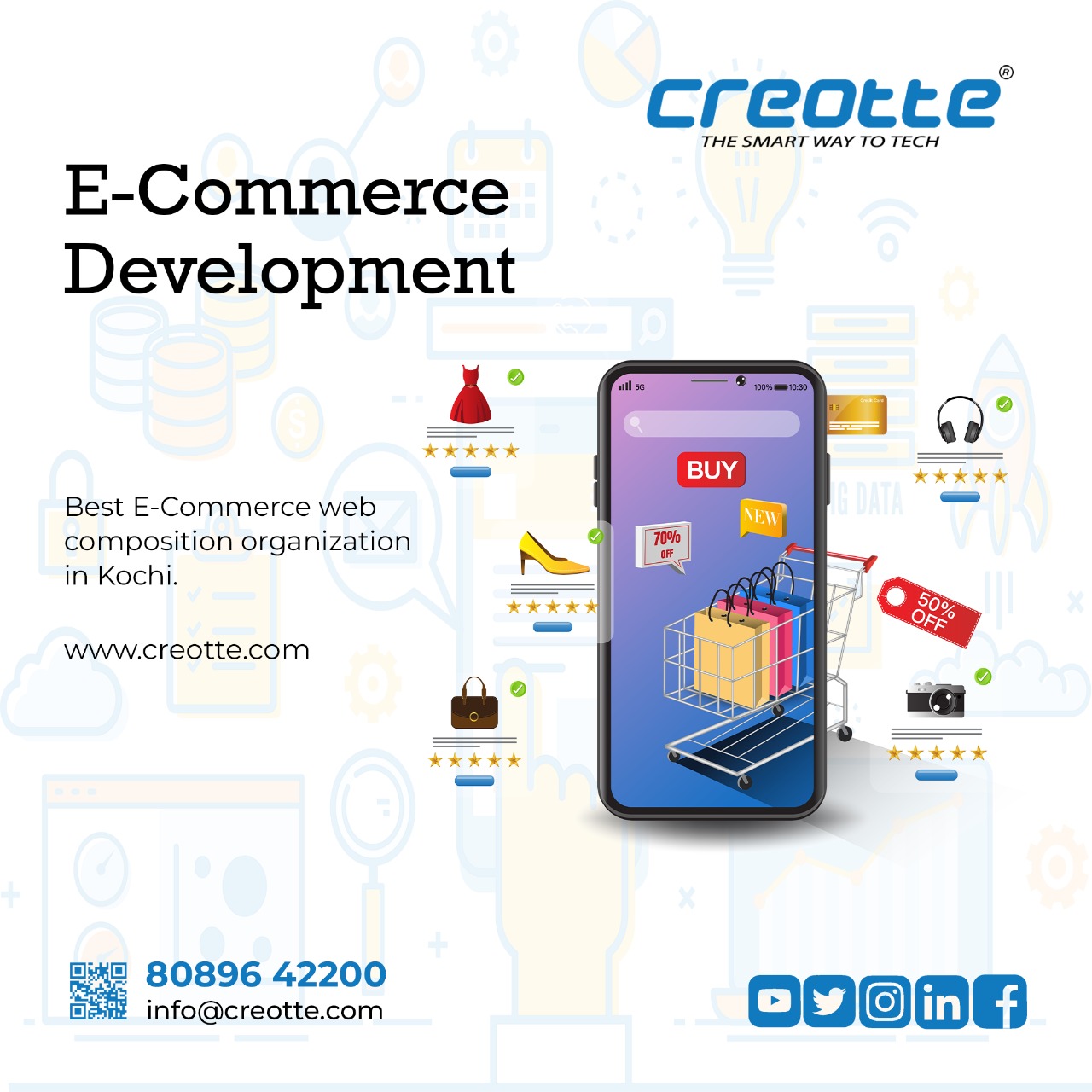 Creotte Technologies Pvt Ltd is the best web development company.