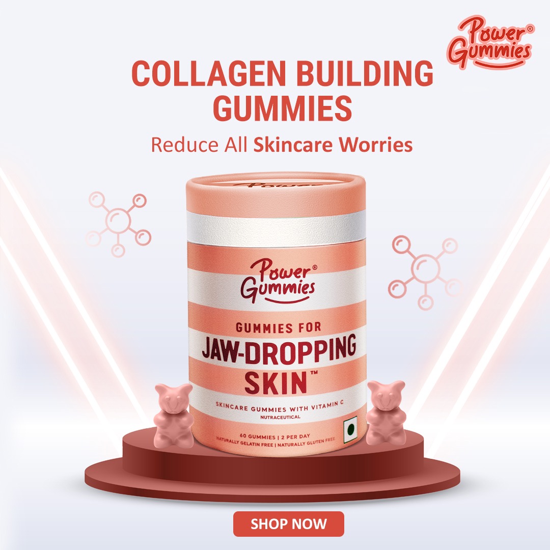 Buy Jaw-Dropping Skin Gummies by Power Gummies for healthy and radiant skin! 