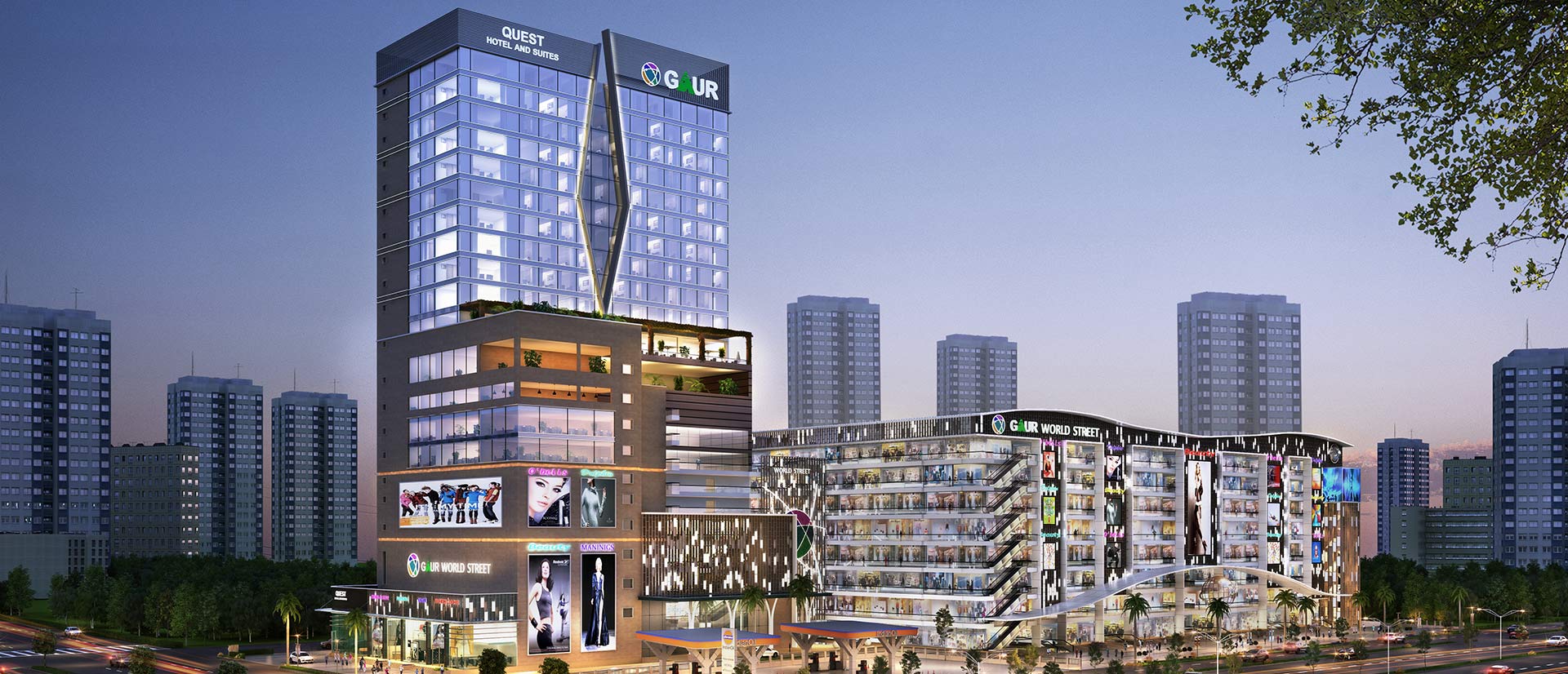Gaur World Street Provide Commercial Space in Affordable Price