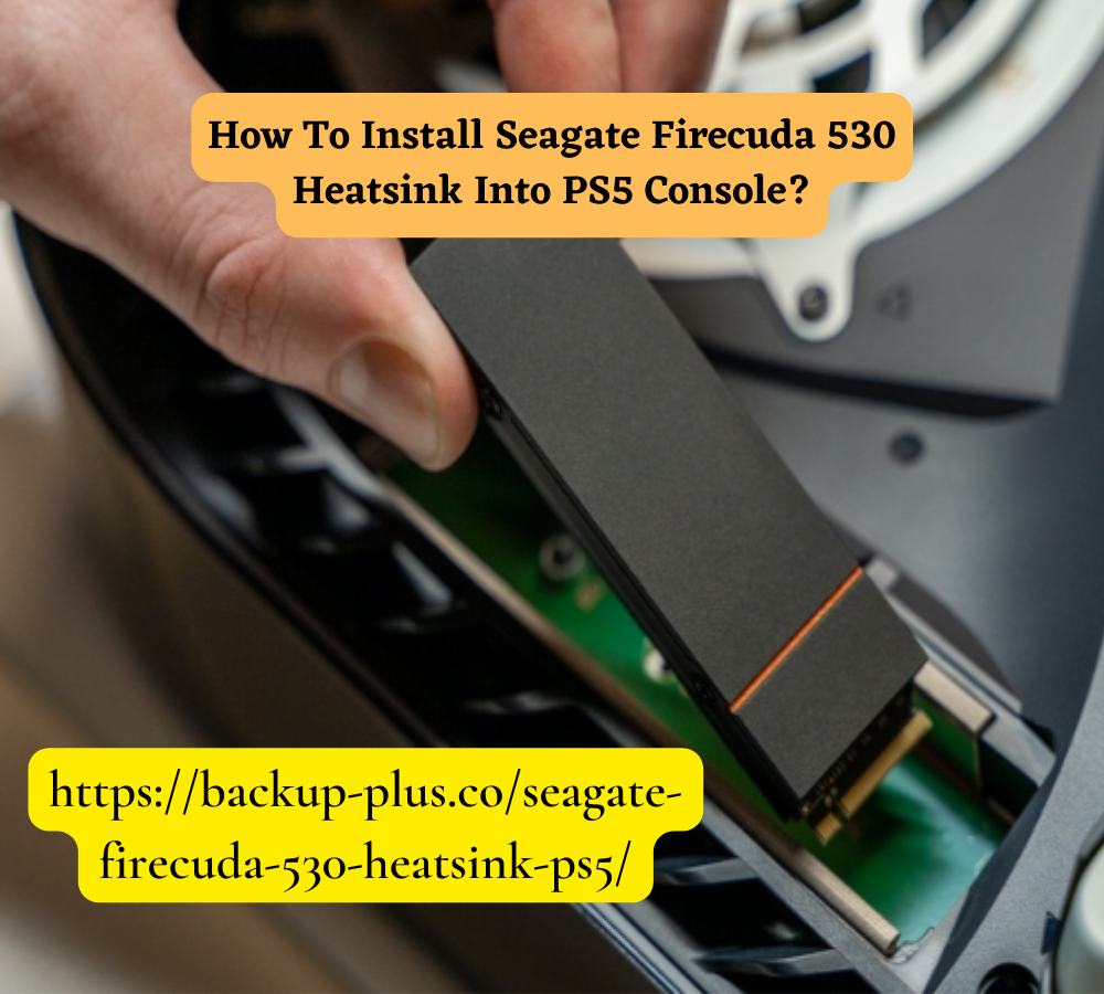 How To Install Seagate Firecuda 530 Heatsink Into PS5 Console?